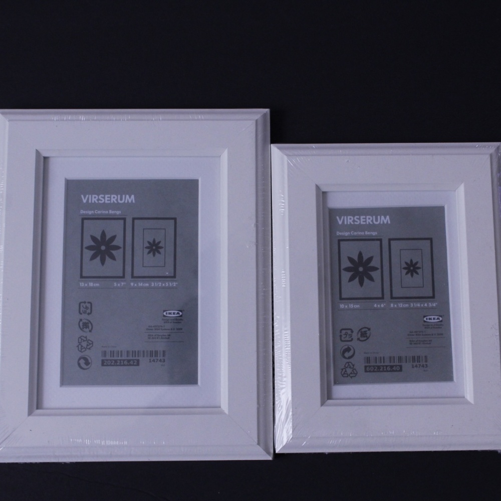 NEW  Virserum Picture Frames (5x7 and 4x6)